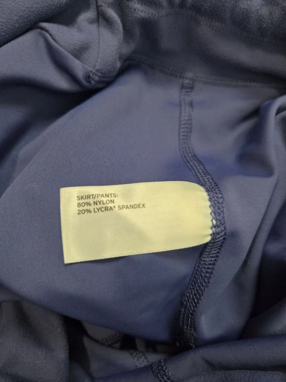 Duluth Trading Women's Size M AKHG Trail Tech Flow Skort Indigo Blue